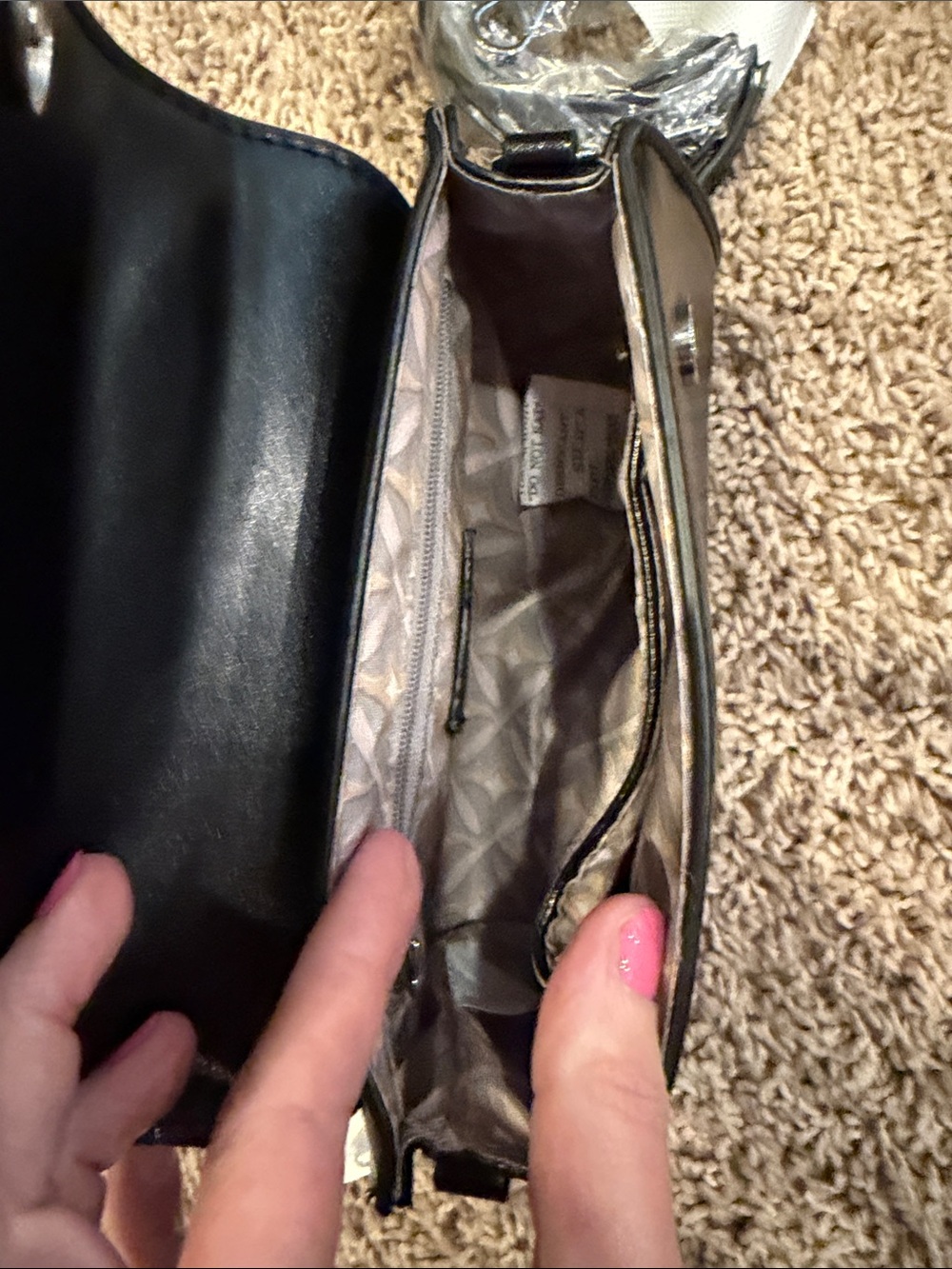 Black Mini Top-Handle Bag - Picture 6 of 9